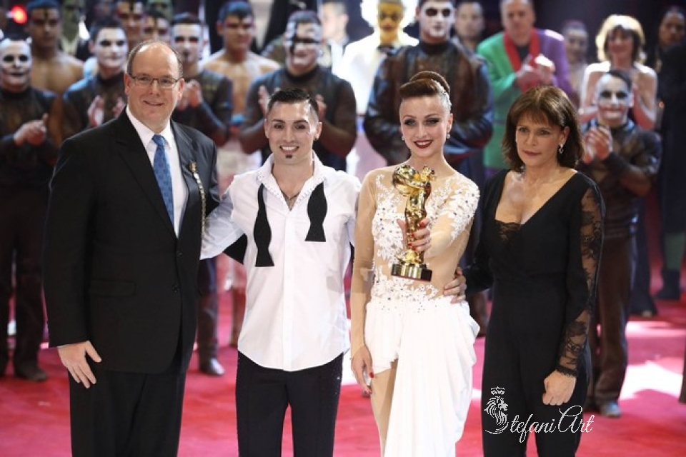 Golden Clown on the 41st Festival International of Cirque de Monte-Carlo 2017!